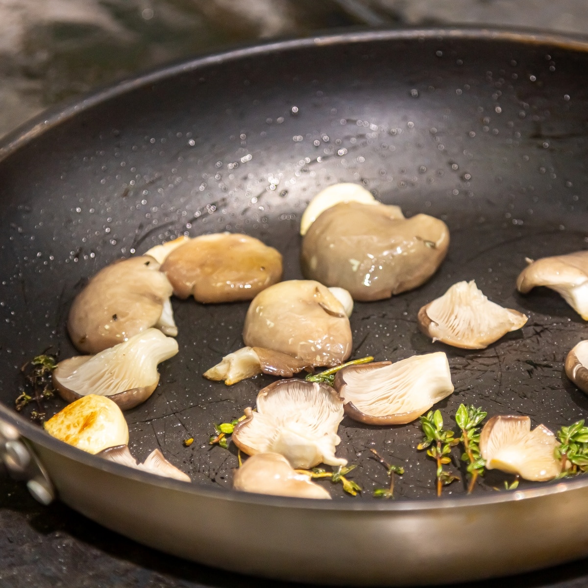 sauteed oyster mushrooms